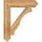 Ekena Millwork Balboa Arts & Crafts Rough Sawn Bracket, Western Red Cedar, 6"W x 30"D x 36"H BKT06X30X36BOA03RWR - alternate 4